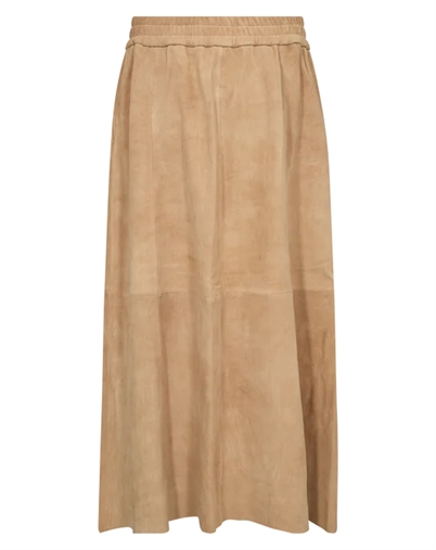 Mos Mosh - MMDeena Suede Nederdel - Tan